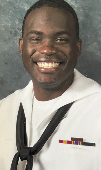 Antonio Johnson, founder of B.R.I.T.E. CC, in Navy uniform